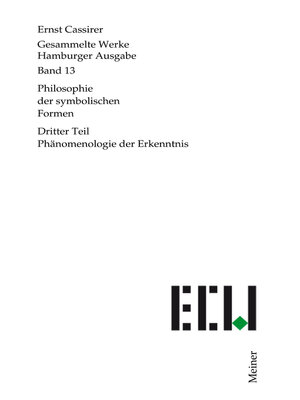 cover image of Philosophie der symbolischen Formen. Dritter Teil